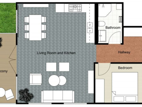 2D Floor Plan of a project