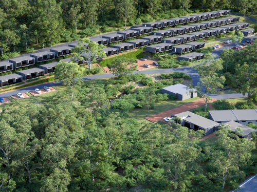 3D Site Plan of a project